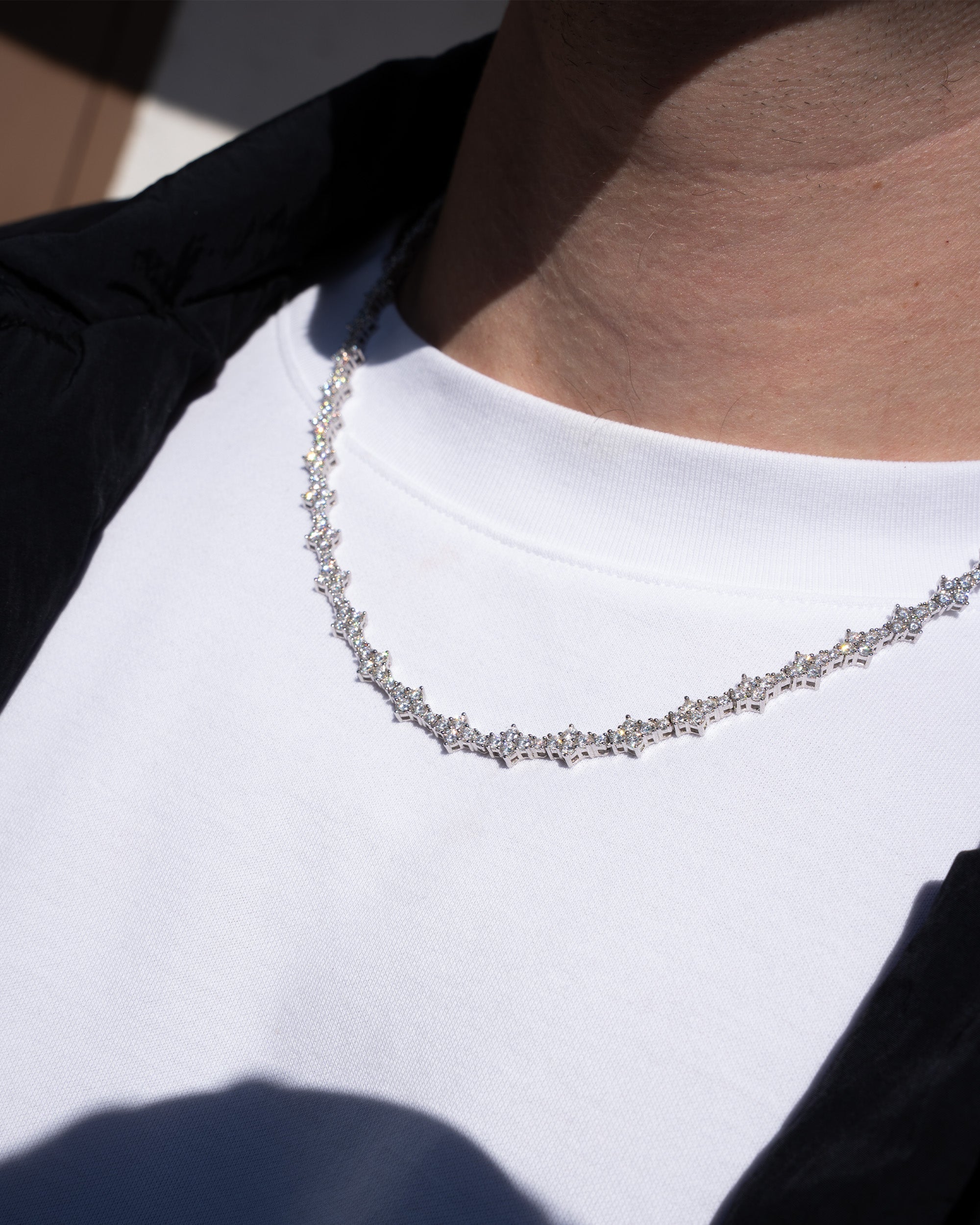 Moissanite Thorn Chain