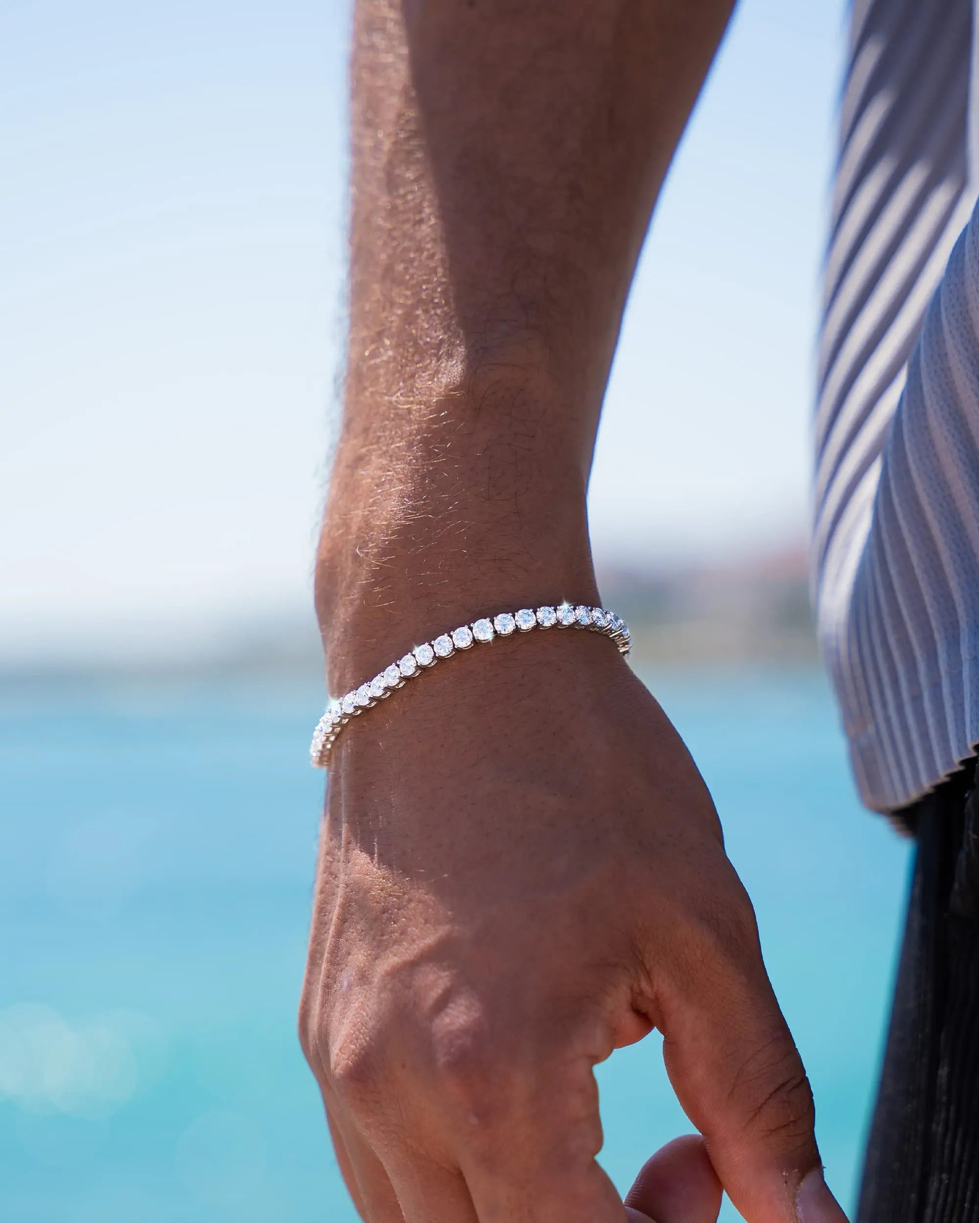 4MM Moissanite Tennis Bracelet